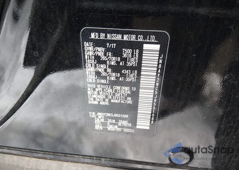 2018 Nissan Armada Sv из США, поврежденный, VIN JN8AY2NC5J9551568